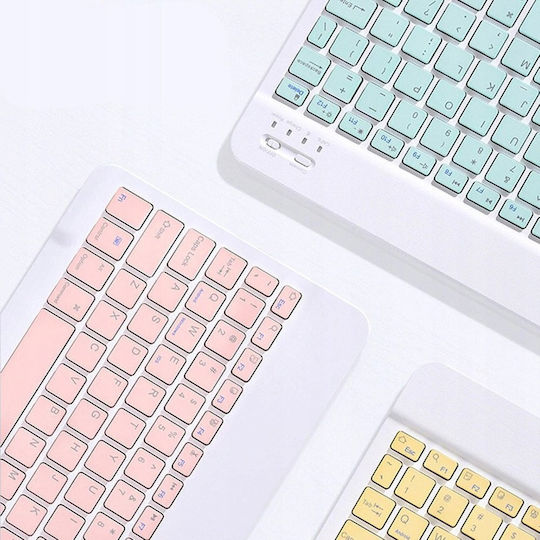 Bluetooth Keyboard Case Lenovo Tab P12 Tb-370 Pink