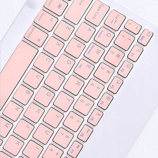 Bluetooth Keyboard Case Lenovo Tab P12 Tb-370 Pink