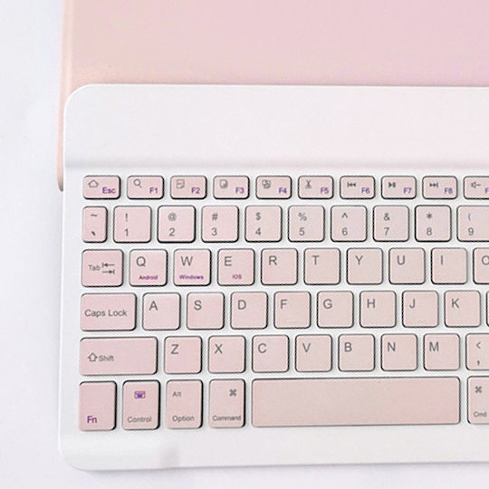 Bluetooth Keyboard Case Lenovo Tab P12 Tb-370 Pink