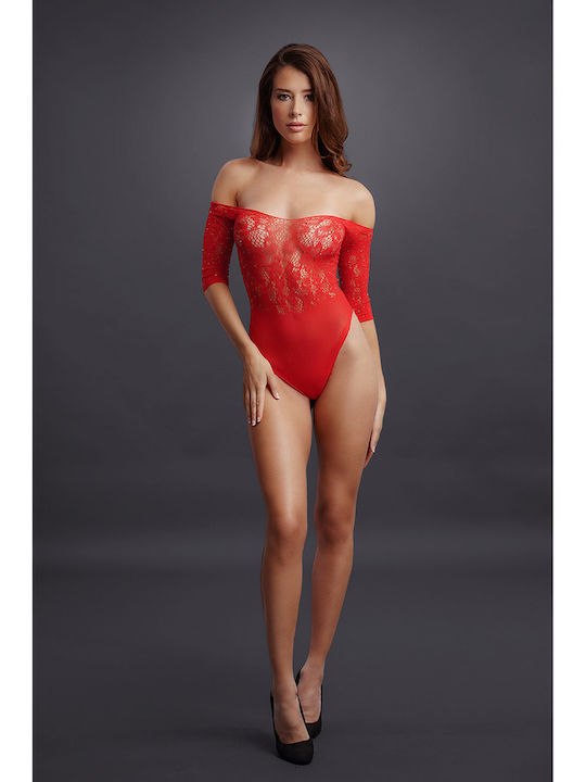 Crotchless Teddy Στρας Plus Size Le Desir