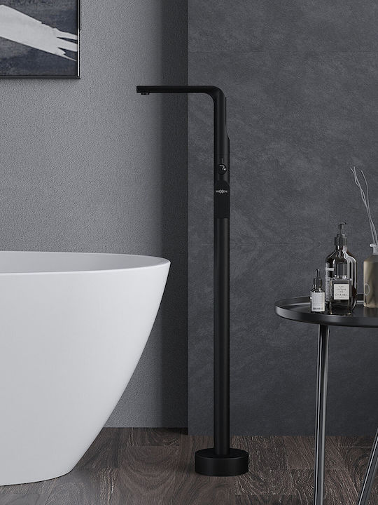 Mexen Thermostatic Bathtub Mixer Complete Set Black
