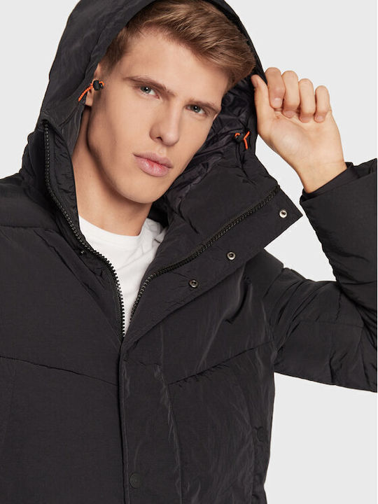 Geacă Puffer De Iarnă Black