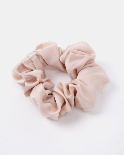Scrunchie Satin Mărime One Size Bej