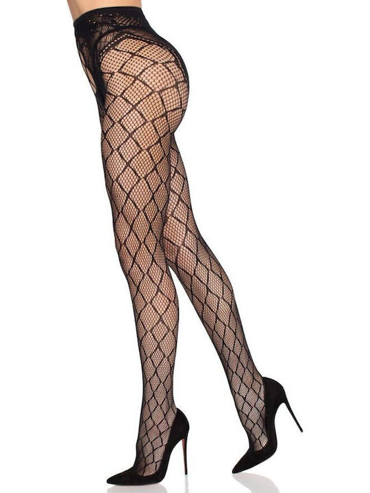 Leg Avenue Sexy Καλσόν Μαύρο