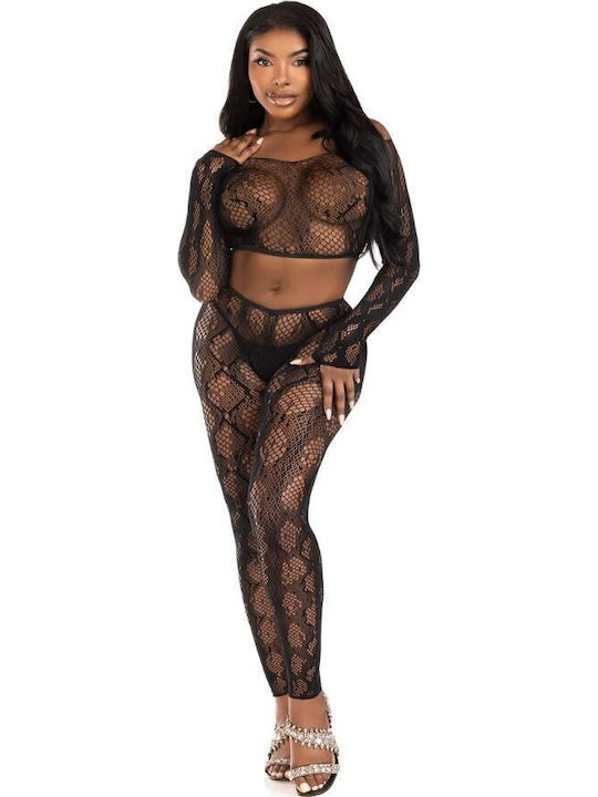 Leg Avenue Sexy Strumpfhosen Schwarz