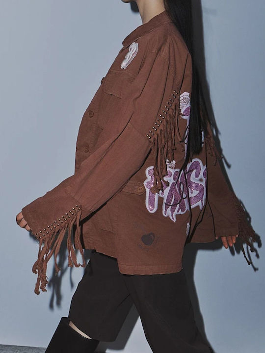 Women's Jacket for Winter Brown