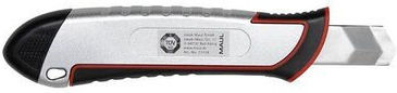 Maul Sicherheitsschneidemesser Maultool 18 Mm Hell Silber