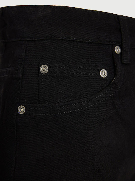 Women's Black Denim Shorts