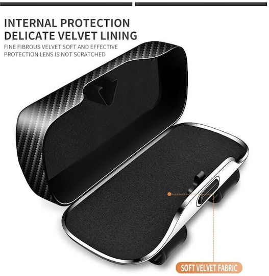 Eyeglass Case Car Sun Visor Carbon Abs 69-23500