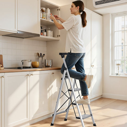 Vevor Aluminum Ladder with 4 Steps