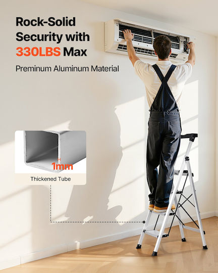 Vevor Aluminum Ladder with 4 Steps