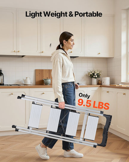 Vevor Aluminum Ladder with 4 Steps