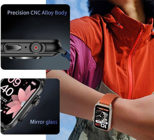 Rubicon Smartwatch Rubicon Rncf06 Orange Silikon Bt Call