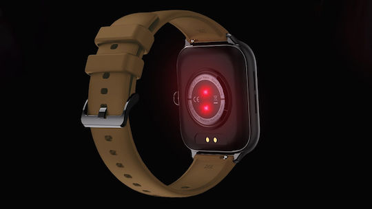 Έξυπνο Ρολόι Noname Smart Watch Imiki St1 Καφέ