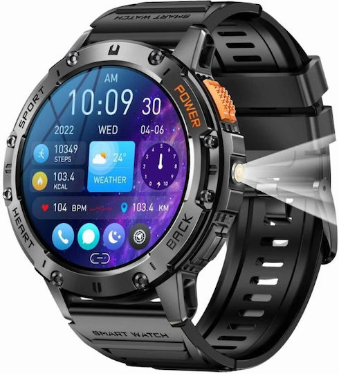 Smartwatch Gravity Gt22-1 Schwarz Gt22