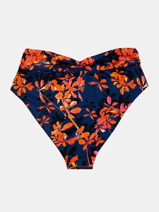 Bikini Slip Talie Înaltă Orhidee