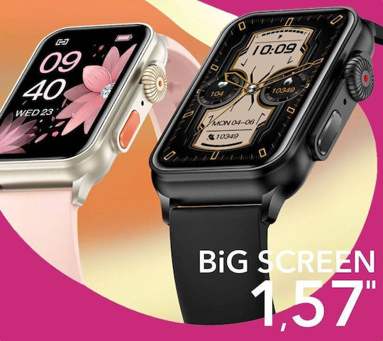 Rubicon Rncf06 Black Smartwatch