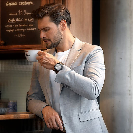 Smartwatch Garett Ανδρικό Smartwatch Garett 5904238485620 Μαύρο Βραχιόλι 13225454 5904238485620