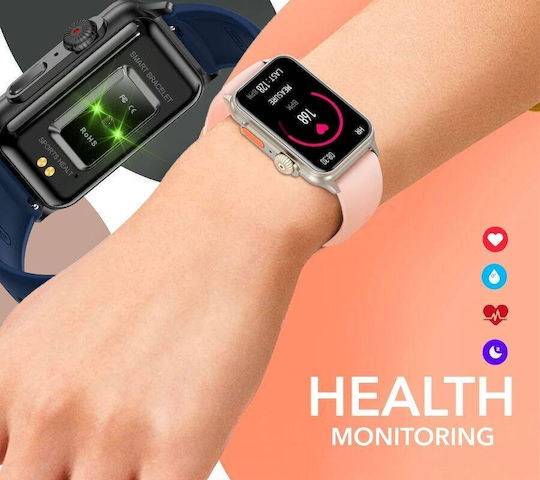 Rubicon Rncf06 Black Smartwatch