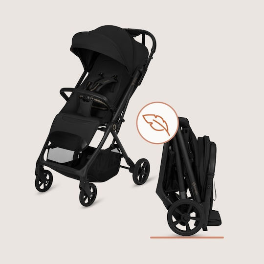 Lionelo Tansi Baby Stroller Suitable from 6+ Months Black Onyx