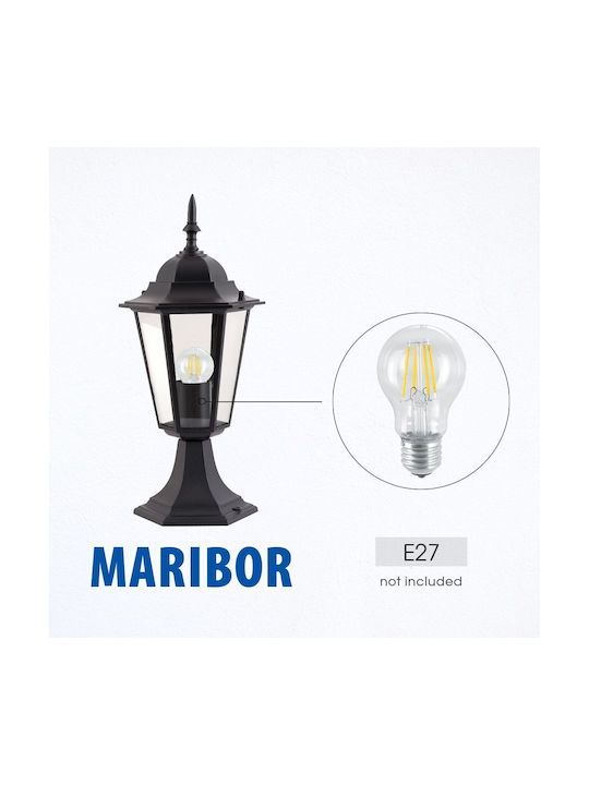 Vivalux Maribor SS001/BK Lamp Lattern Outdoor IP44 for Socket E27 Black