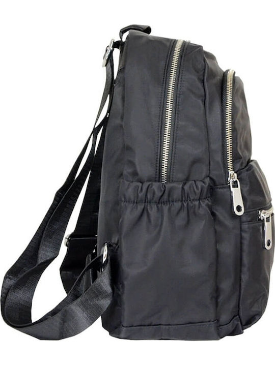 Rock Club School Backpack Black