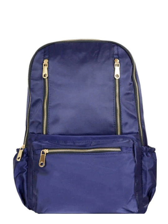 Rock Club School Backpack Blue