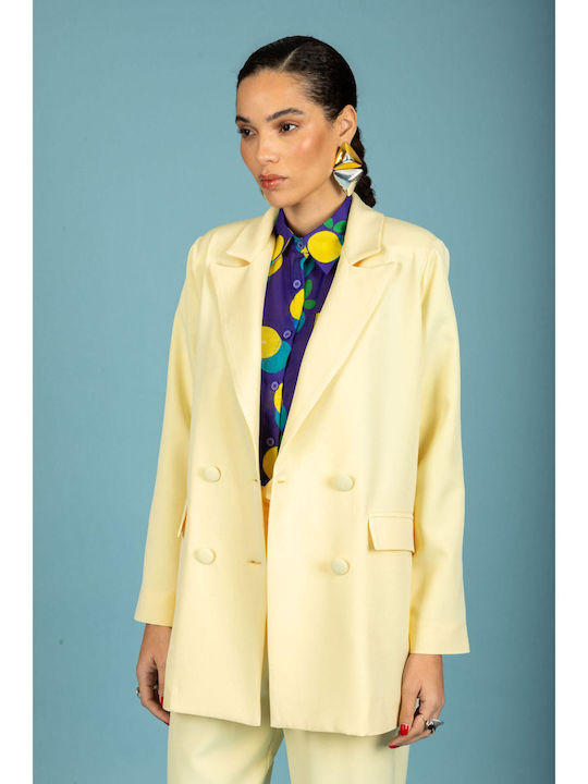 Chaton Damen Blazer Banana