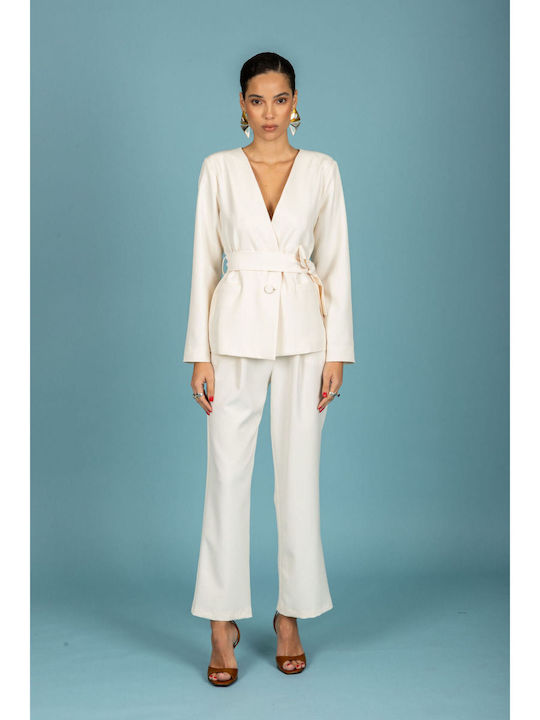 Chaton Blazer Für Damen Vanilla