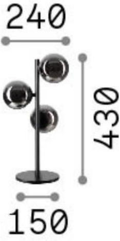 Ideal Lux Lustră Decorativă cu Soclu pentru Bec G9 Maro