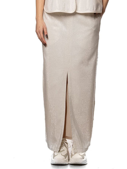 Maxi White Skirt