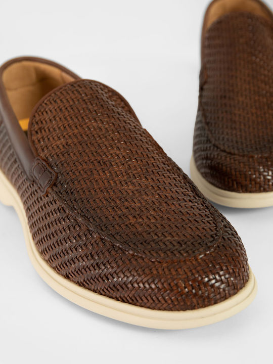 Ανδρικά Loafers σε Καφέ Χρώμα