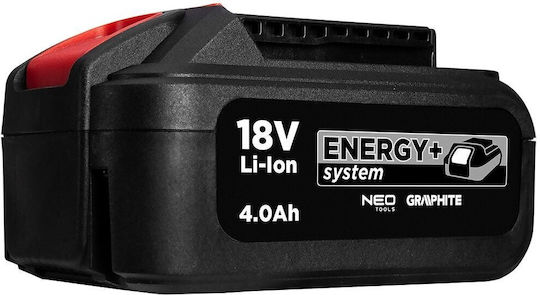 Graphite Set 2 Baterii Unelte Litiu 18V cu Capacitate 4Ah