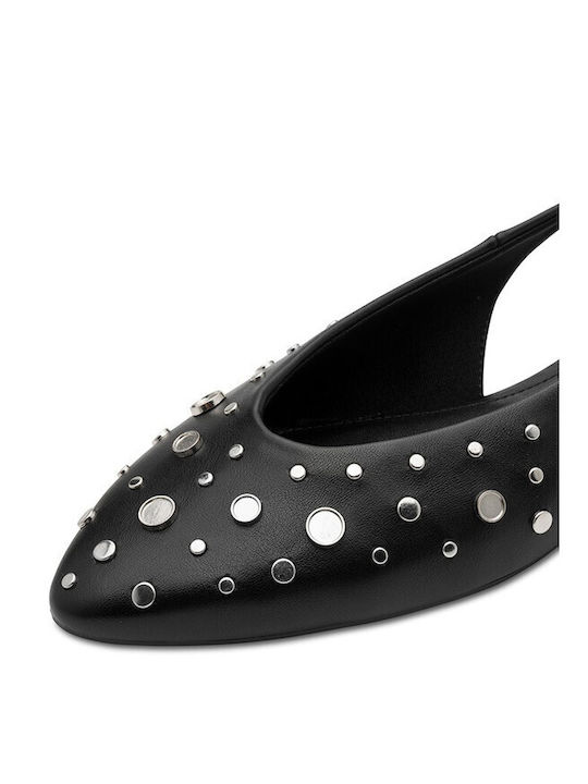 Women's Ballerina Shoes Slingback With Strap In Black Colour