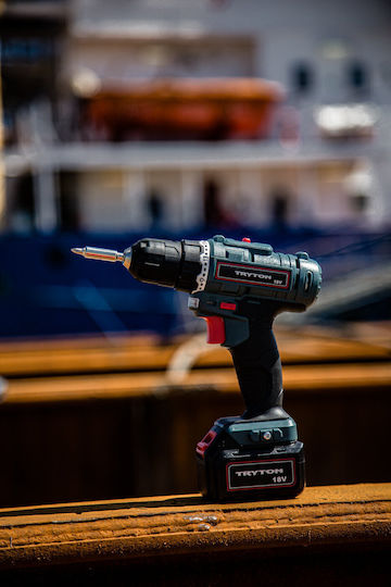 Tryton TFV18B2 Battery Drill Driver 18V 2x1.5Ah