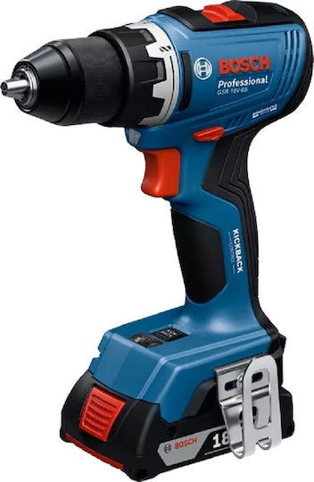 Bosch GSR 18V-65 Δραπανοκατσάβιδο Μπαταρίας Brushless 18V 2x5Ah