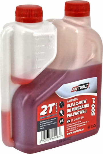 AW Tools 820-0051 Λάδι Λίπανσης για Τετράχρονους Κινητήρες (4T) Ημισυνθετικό 0.5lt