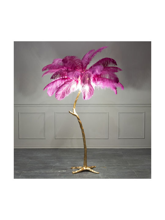 Supergreens Ostrich Lampă de podea Î170xL120cm. Violet 3-0283