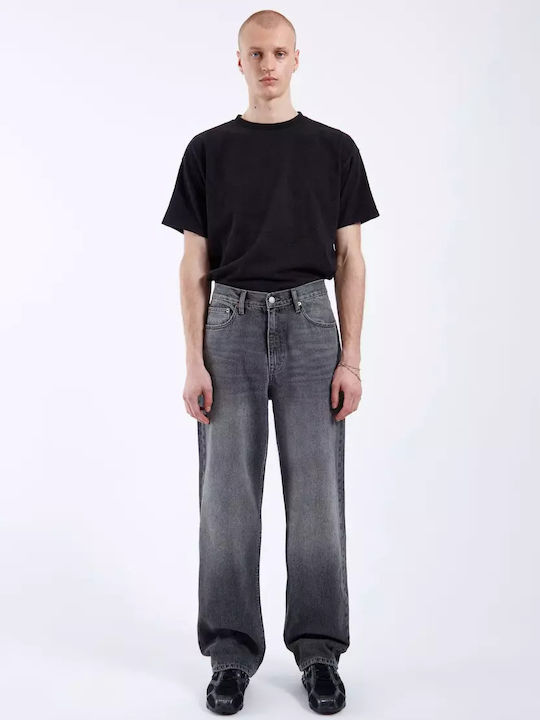 Omar Men's Jeans Pants with Relaxed Fit Mid Grey Used