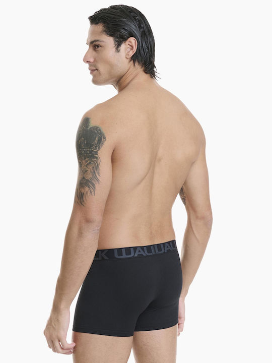 Herren Boxershorts Schwarz 3er Pack