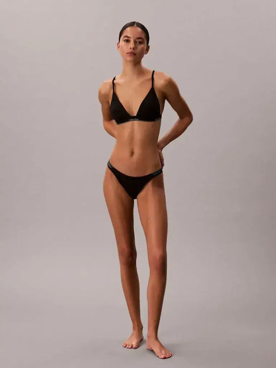 Bikinihosen Slip Schwarz