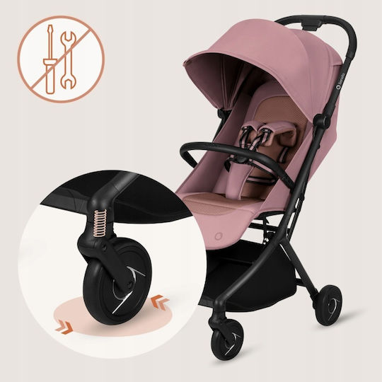 Lionelo Sia Καρότσι Μωρού Kατάλληλο από 6+ Mηνών Pink Rose