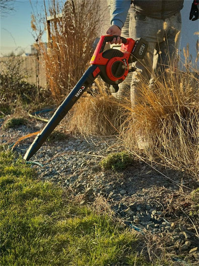 Yato Laubbläser / Sauger Handheld Akku 18V Solo mit Lautstärkeregelung & Maximaler Luftgeschwindigkeit 270km/h
