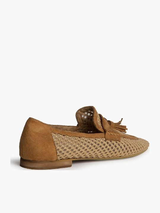 Women's Moccasins in Brown Color