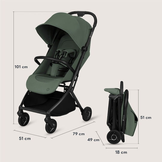 Lionelo Sia Baby Stroller Suitable from 6+ Months Green Emerald