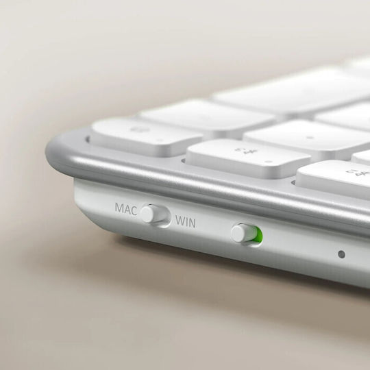 Satechi Slim EX3 Ασύρματο Bluetooth Πληκτρολόγιο Αγγλικό US Συμβατό με Mac Ασημί