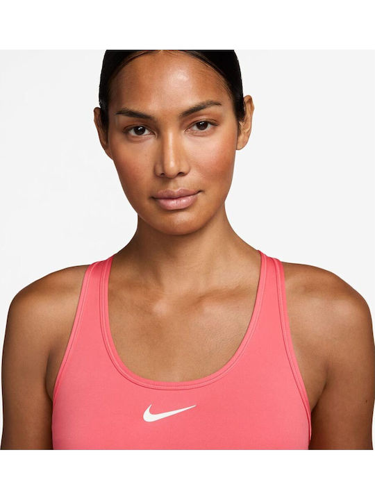 Dri-Fit Swoosh Damen Sport-BH Rot mit Futter & Leichte Polsterung