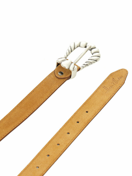 Damen Gürtel Aus Leder Braun