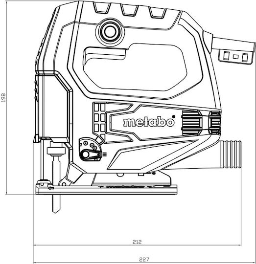 Metabo STEB 65 Quick Σέγα 450W