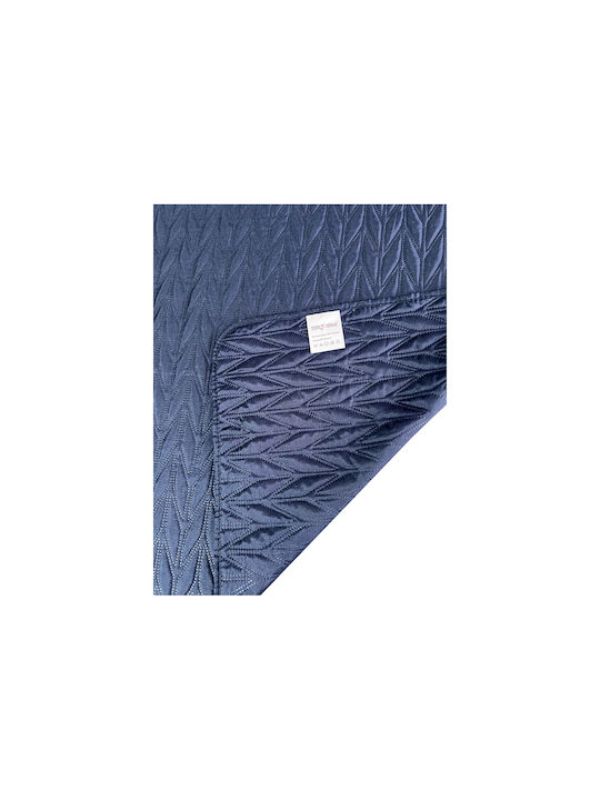 Chios Hellas Coverlet Queen Blue 220x240cm